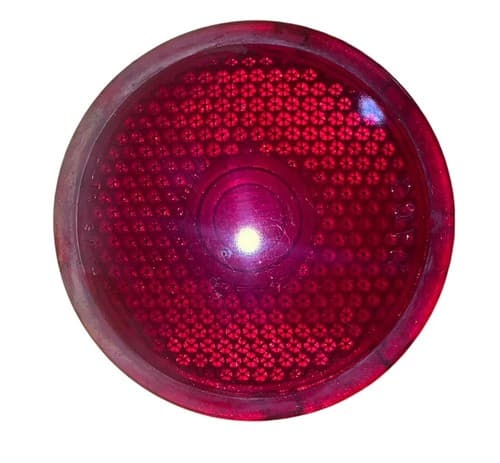 1946-1950 Willys Jeep Wagon GLASS Tail Light Lens Stimsonite AND Plate - Thumbnail 8