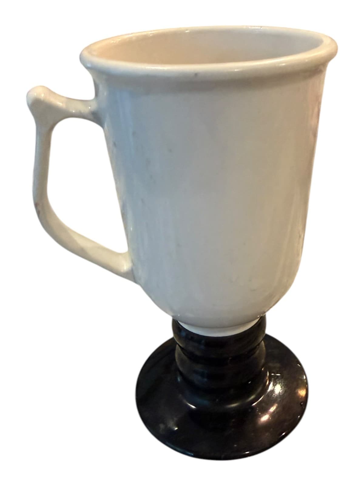 Vintage Red Lobster Restaurant Ads Pedestal Black Base White Plastic Mugs - Thumbnail 2
