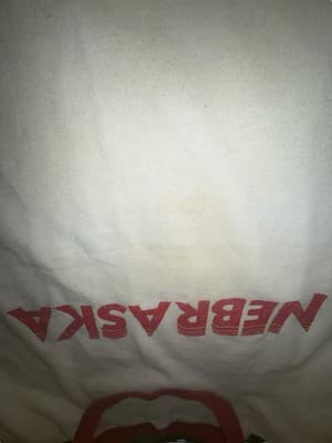 Vintage 80s Nebraska Cornhuskers Ringer Tank Top White/Red “NEBRASKA” - Thumbnail 4