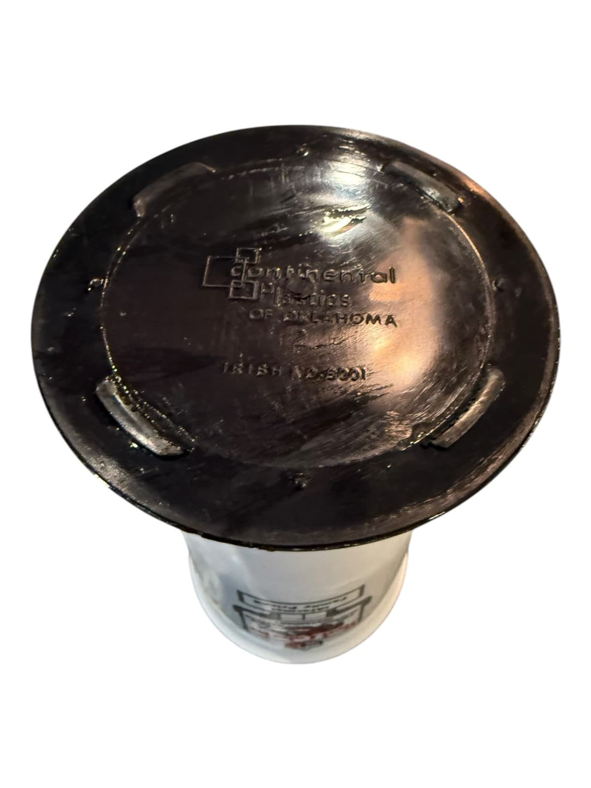 Vintage Red Lobster Restaurant Ads Pedestal Black Base White Plastic Mugs - Thumbnail 4