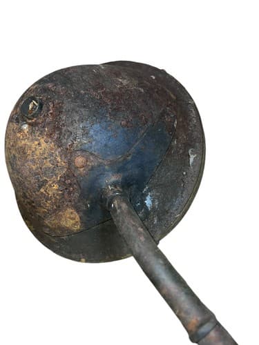 Vintage Ford Model T Headlight Lamp Assembly Original Glass Lens, Rustic Patina - Thumbnail 6