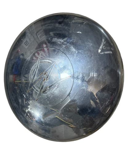 (4) 1948, 1949, 1950, 1951 ORIGINAL Willys Overland Jeepster Hubcaps Chrome - Thumbnail 6
