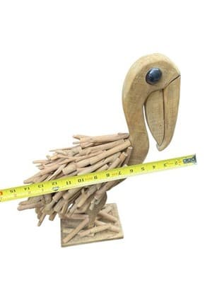 Driftwood Pelican Driftwood Decor-Pelican Decor 23” Tall 15” Long - Thumbnail 5
