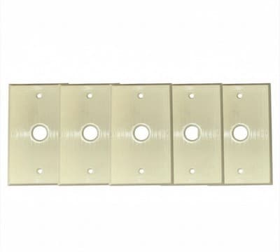 5 Vintage National Meritline 92181 Ivory 1-Gang Telephone Wall Plate NOS - Image 1
