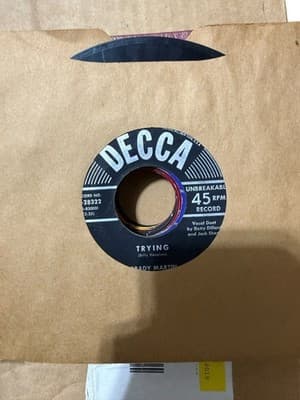 Vintage 45 RPM Record Album Lot of 12 RCA Victor Decca Columbia Mercury Coral - Thumbnail 5
