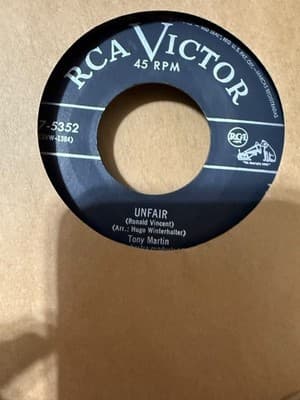 Vintage 45 RPM Record Album Lot of 12 RCA Victor Decca Columbia Mercury Coral - Thumbnail 13