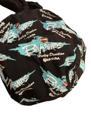 Harley-Davidson Bahamas Nassau Skull Cap Doo Rag Biker Head Wrap Hat - Thumbnail 2