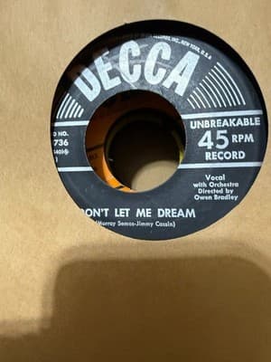 Vintage 45 RPM Record Album Lot of 12 RCA Victor Decca Columbia Mercury Coral - Thumbnail 10