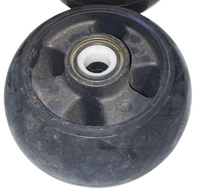 Lot 2 Mower Deck Gauge Wheels Anti Scalp Deck Wheels 4” Replacement - Thumbnail 2