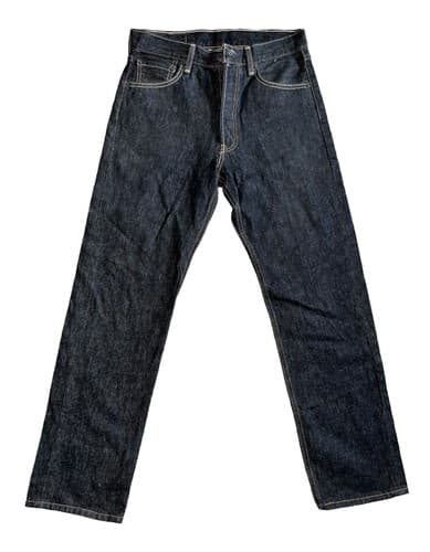Levi's 501 Black Denim Jeans, Straight Leg, Button Fly, 30x32, Made in Mexico - Image 1