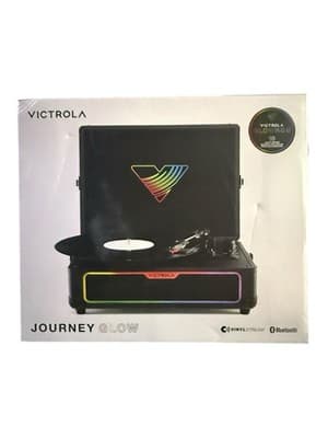 Victrola Journey Glow Illuminated Suitcase Record Player - Image 1
