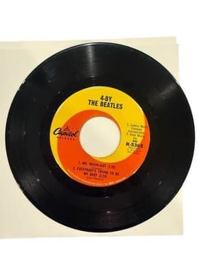 The Beatles 4 By The Beatles Capitol R-5365 1965 EP Vinyl Record & Sleeve - Thumbnail 9