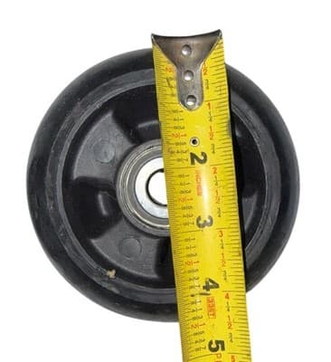 Lot 2 Mower Deck Gauge Wheels Anti Scalp Deck Wheels 4” Replacement - Thumbnail 4