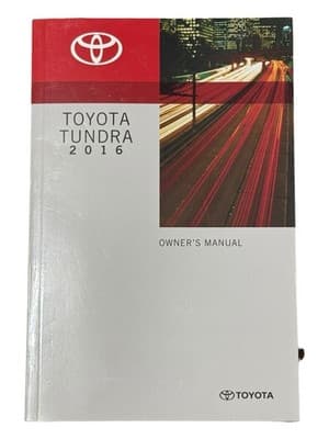 2016 TOYOTA TUNDRA Owner's Manual Users Guide - Thumbnail 2