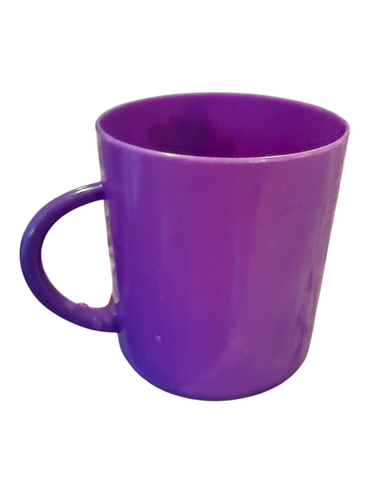 2008 Rinco Monkey Plastic Purple Monkey Plastic Children's Cup Mug - Thumbnail 4