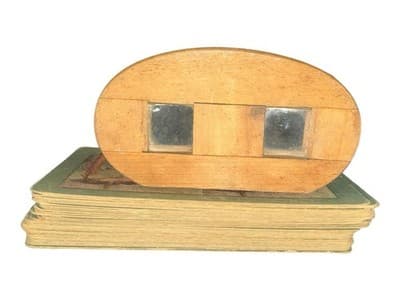 45 Antique 1890s T.W. Ingersoll Stereoview Cards And Wooden Viewer - Thumbnail 4