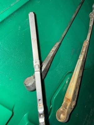 Two Vintage 1950s Trico Windshield Wiper Blade & Arm Assembly - Rusty Original - Thumbnail 11
