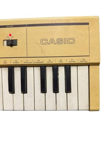 Slider Cap For CASIO CASIOTONE MT 31 POLYPHONIC VINTAGE KEYBOARD 1983 - Thumbnail 3