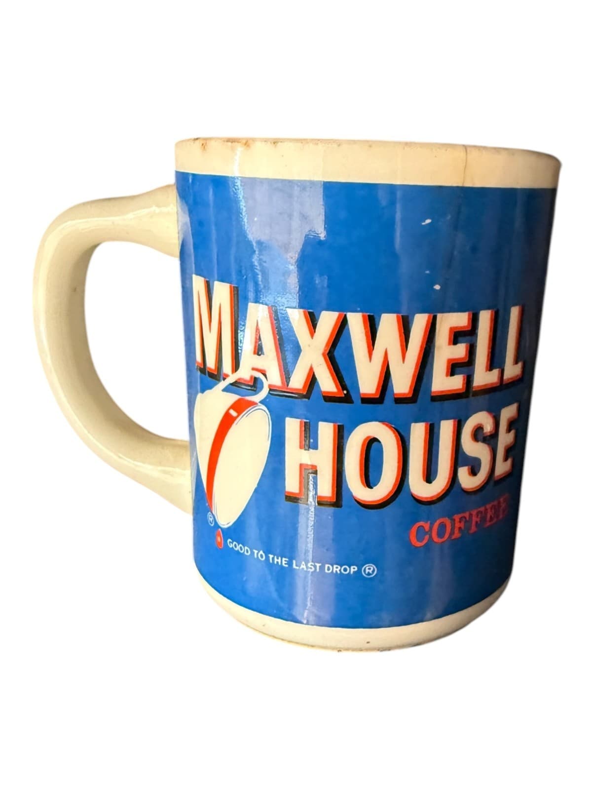 Vintage Maxwell House Coffee Mug Cup Ceramic "Good To The Last Drop" - Thumbnail 5