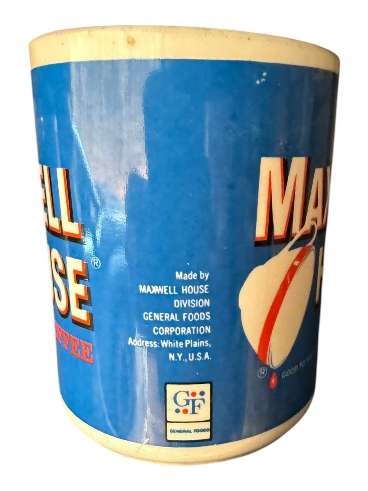 Vintage Maxwell House Coffee Mug Cup Ceramic "Good To The Last Drop" - Thumbnail 4