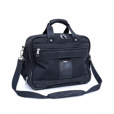 Travelpro Flight Crew 5 Black Tote Laptop Bag Nylon 3602-01 - Thumbnail 2