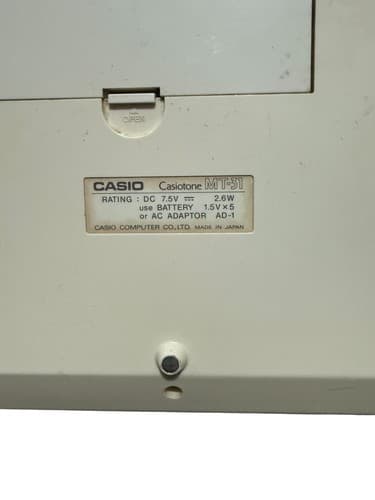 Slider Cap For CASIO CASIOTONE MT 31 POLYPHONIC VINTAGE KEYBOARD 1983 - Thumbnail 4