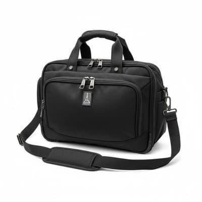 Travelpro Flight Crew 5 Black Tote Laptop Bag Nylon 3602-01 - Image 1