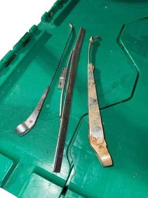 Two Vintage 1950s Trico Windshield Wiper Blade & Arm Assembly - Rusty Original - Thumbnail 12