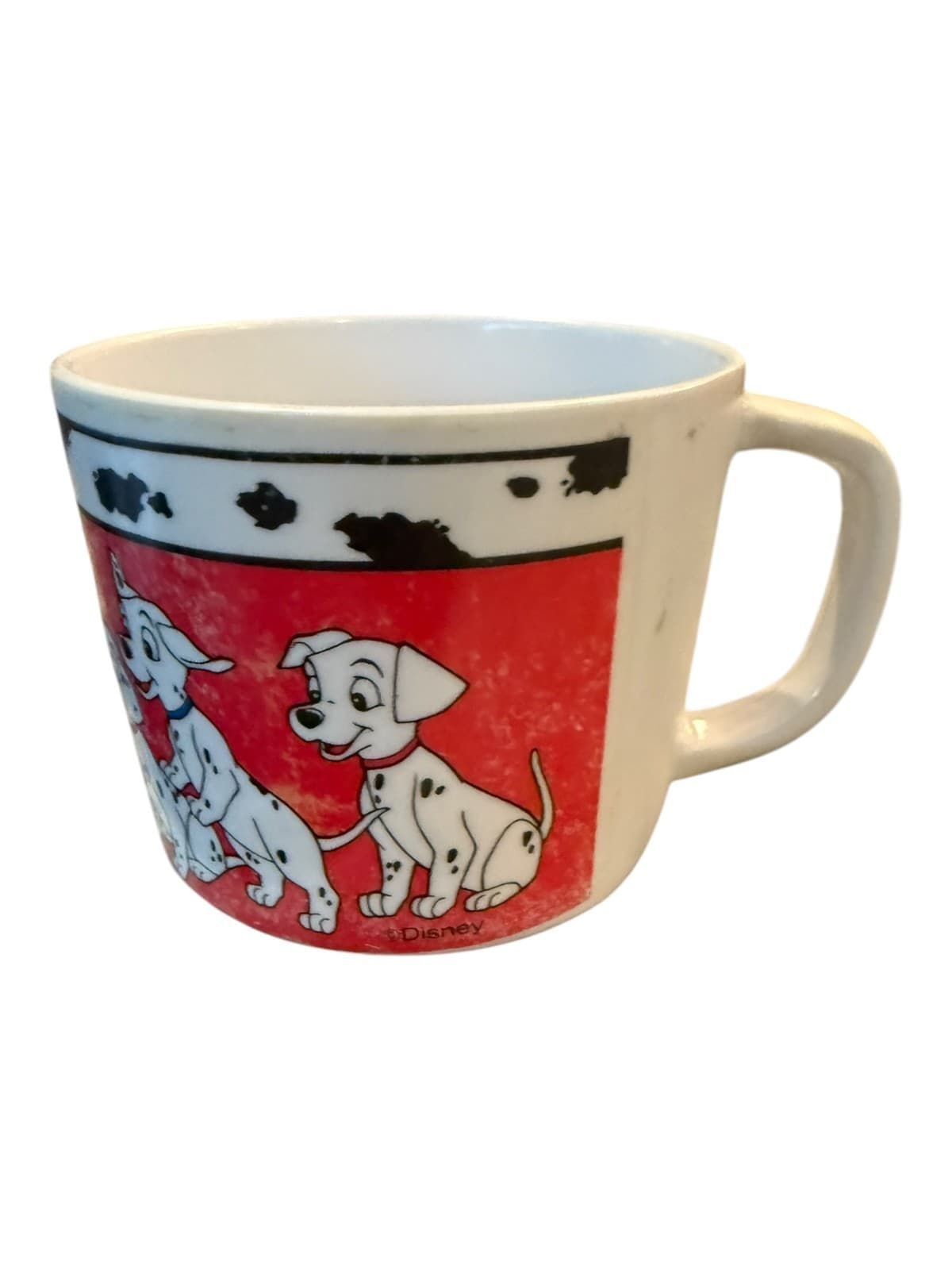Vintage Zak Designs Disney 101 Dalmatians Puppies Kids Coffee Plastic Cup Mug - Image 1