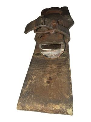 Italian M1938 Bayonet w/ Original Leather Scabbard 7” Blade Fixed WWII Era - Thumbnail 9