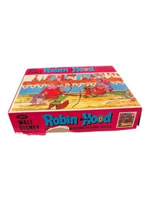Vintage Walt Disney Robin Hood Puzzle Jaymar 100 Piece Complete USA 5076 - Thumbnail 3