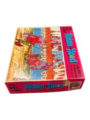 Vintage Walt Disney Robin Hood Puzzle Jaymar 100 Piece Complete USA 5076 - Thumbnail 6