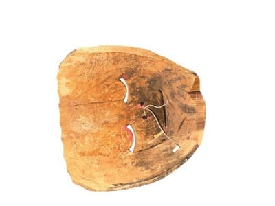 Vintage Mid-20th Century Balinese Topeng Dance Mask Hand-Carved Wood - Thumbnail 6