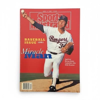 4 Vintage Sports Illustrated Magazines 1984-1991 VG+ Condition - Thumbnail 6
