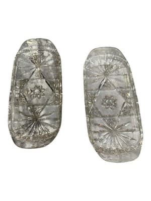 Vintage Star of David Cut Crystal Set 10pc - Thumbnail 8