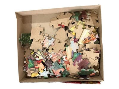 Vintage Jaymar Walt Disney Snow White Interlocking Picture Puzzle 5032 Complete - Thumbnail 7