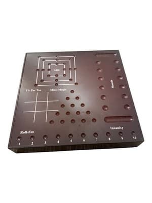 CLASSIC Multi Board Game Set w/Wooden Box - Chess Chinese Checkers Backgammon - Thumbnail 6