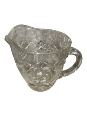 Vintage Star of David Cut Crystal Set 10pc - Thumbnail 10