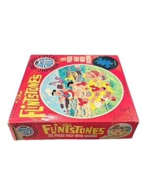 Vintage Cartoon Jigsaw Puzzle Lot – Flintstones & Popeye (Popeye Missing Pieces) - Thumbnail 5