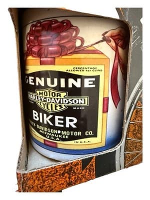 Harley-Davidson Genuine Biker Mug w/ Original Box 1991 - Thumbnail 4