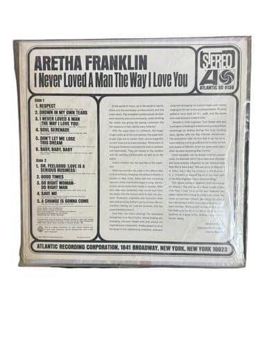 Aretha Franklin Vinyl Set SD8139 2 Albums - Thumbnail 5