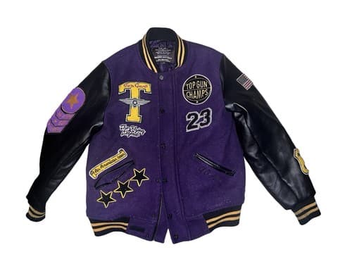TOP GUN® KIDS FLYING LEGEND VARSITY JACKET - Thumbnail 3