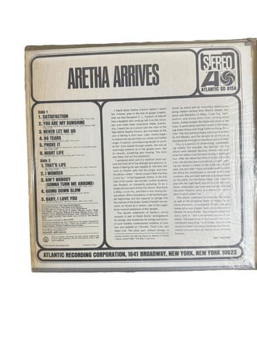 Aretha Franklin Vinyl Set SD8139 2 Albums - Thumbnail 6