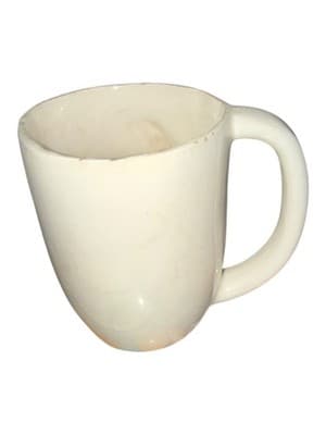 Vintage American Eagle Milk Glass Mug Patriotic Federal McCoy Style USA - Thumbnail 6
