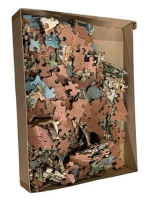 Vintage Puzzle Lot Built-Rite & TUCO Interlocking Puzzles w/ Boxes 1 Incomplete - Thumbnail 7