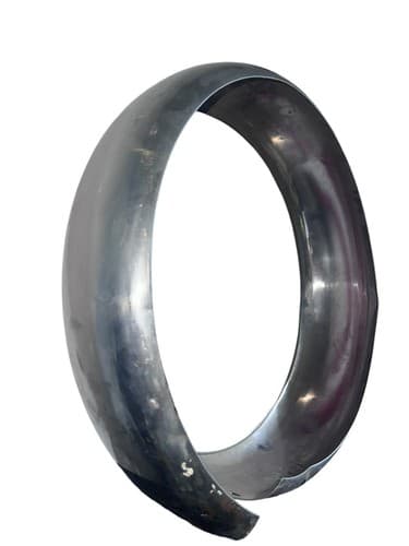 Willys Jeepster Spare Tire Ring 23” Diameter 6.5” Wide Chrome - 1948-1951 - Thumbnail 10
