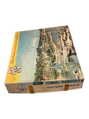 Vintage Puzzle Lot Built-Rite & TUCO Interlocking Puzzles w/ Boxes 1 Incomplete - Thumbnail 4