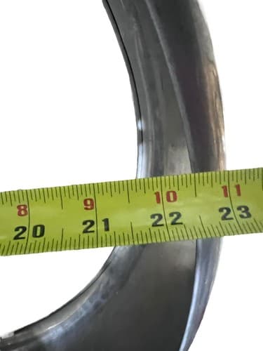 Willys Jeepster Spare Tire Ring 23” Diameter 6.5” Wide Chrome - 1948-1951 - Thumbnail 12