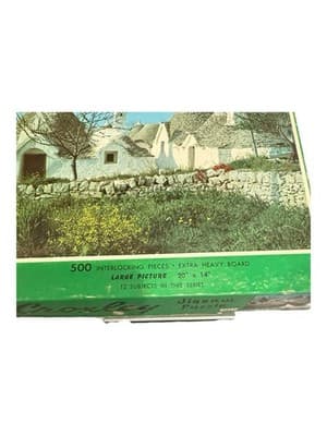 Vintage Milton Bradley Puzzle Lot Croxley 500pc & Europa Matterhorn 1000pc - Thumbnail 8