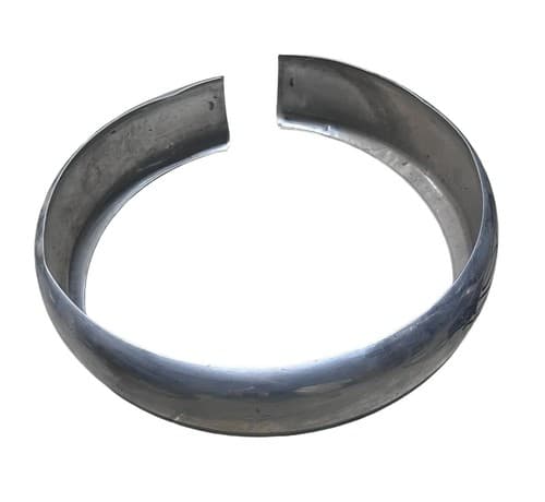 Willys Jeepster Spare Tire Ring 23” Diameter 6.5” Wide Chrome - 1948-1951 - Thumbnail 2